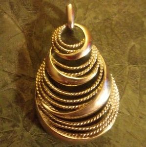 Trifari pendant and Trifari Crown necklace.